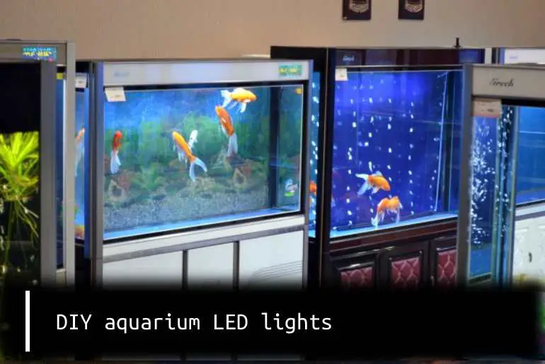DIY aquarium LED lights